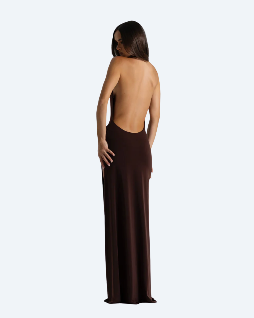 Natalie Rolt Winona Gown - Espresso