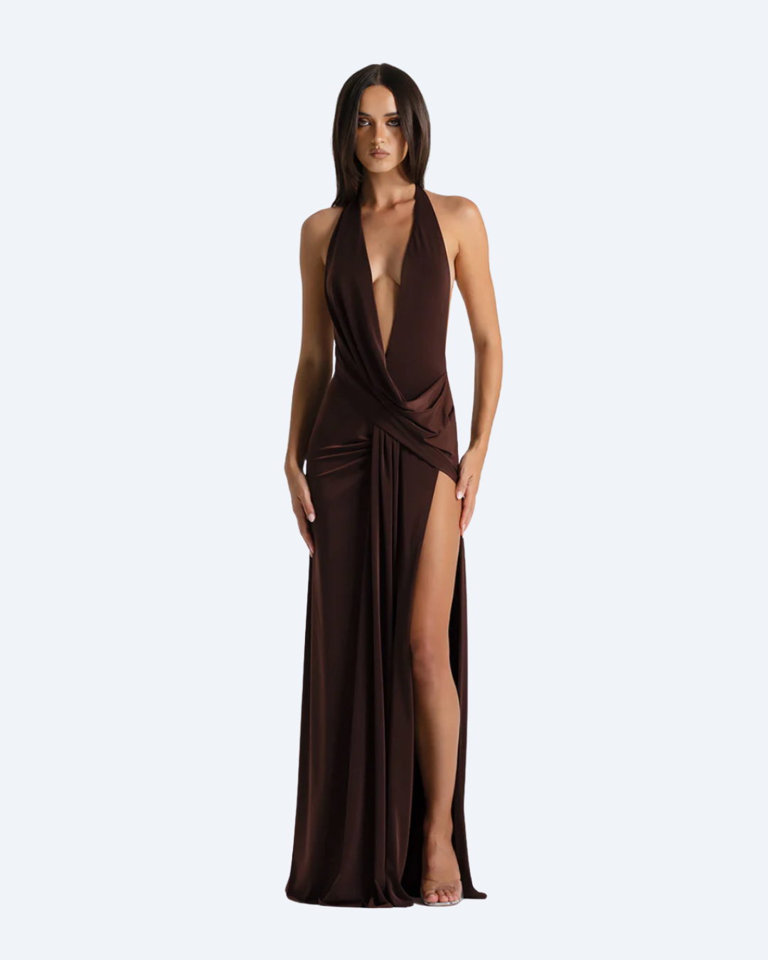 Natalie Rolt Winona Gown - Espresso